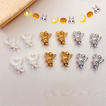 

Baroque Gilt Little Angel Resin Charm Pendants DIY Earrings Necklace Kids Hairdress Scrapbooking Decoration Accessories