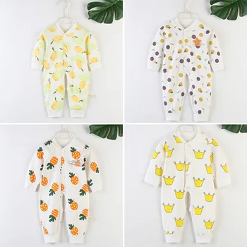 

Autumn Unisex Rompers For Baby Boy Girl Casual Floral Print Romper Infant Long Sleeve Children Jumpsuit Outfits Baby Rompers