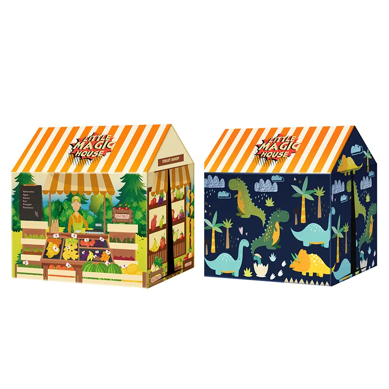 Kids Gifts Outdoor Toy Tents Castle Play Tent Portable Foldable Tipi Prince Folding Tent Children Boy Cubby Girl Play House 6