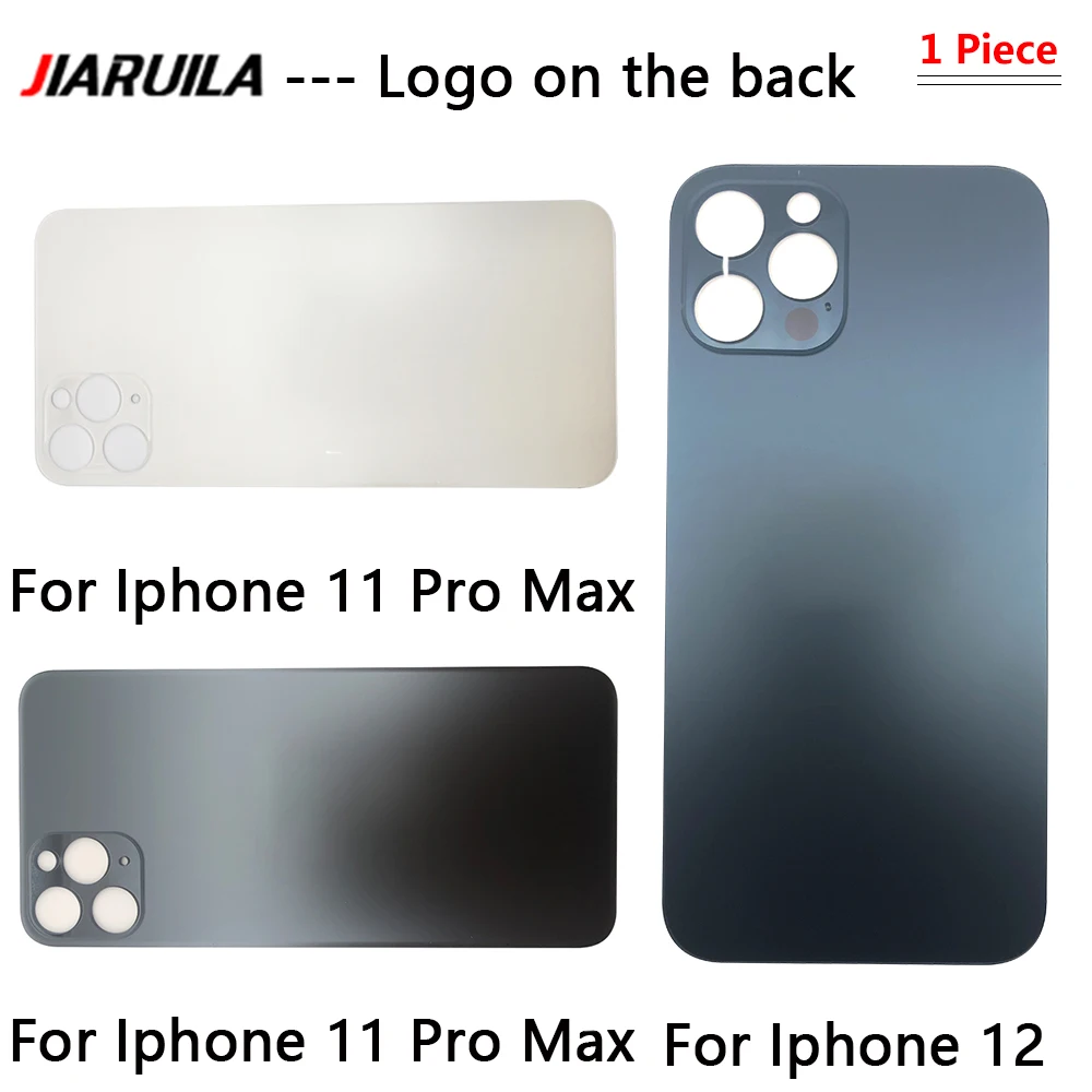 Задняя стеклянная крышка с большим отверстием для Iphone 12 11 Pro Max запасные части |