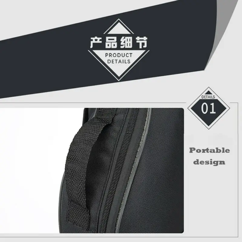 Guitar Bag Electric Bass Bag Black Padded Waterproof Electric Guitar Bass Bags Carrying Case Bag Holder
