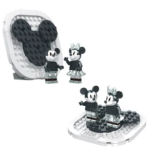 Image 5 - 842 pièces petits blocs de construction jouets compatibles lepding Mickey Minnie bateau à vapeur Willie cadeau pour filles garçons enfants bricolage 