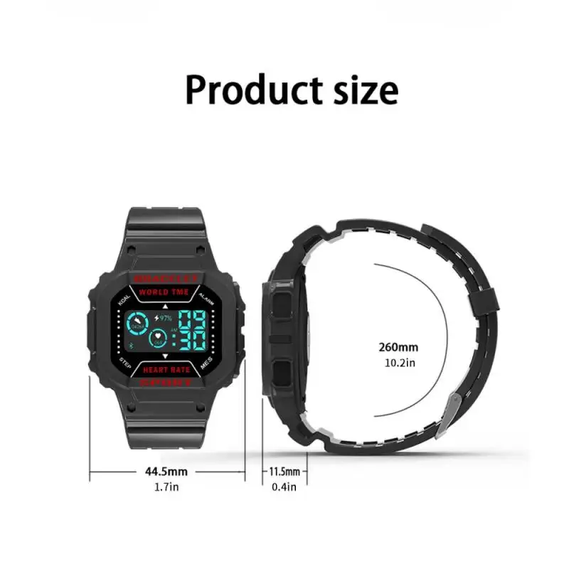 Smart Band Weather Display Blood Pressure Heart Rate Monitor Fitness Tracker Smart Watch Bracelet Waterproof Men Women Kids