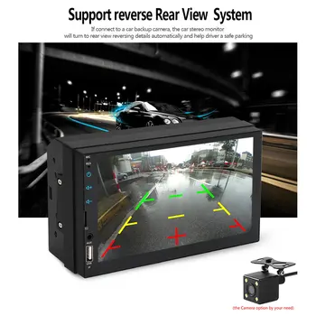 

Vehemo Mobile Internet FM USB MP5 Player Radio Car MP5 Player Automobile Auto MP5 Player Rear View Support TF Card Automotive