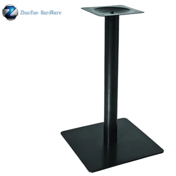 

zhuoyue furniture legs wholesale square Black Metal Iron dining Table Base Table Legs