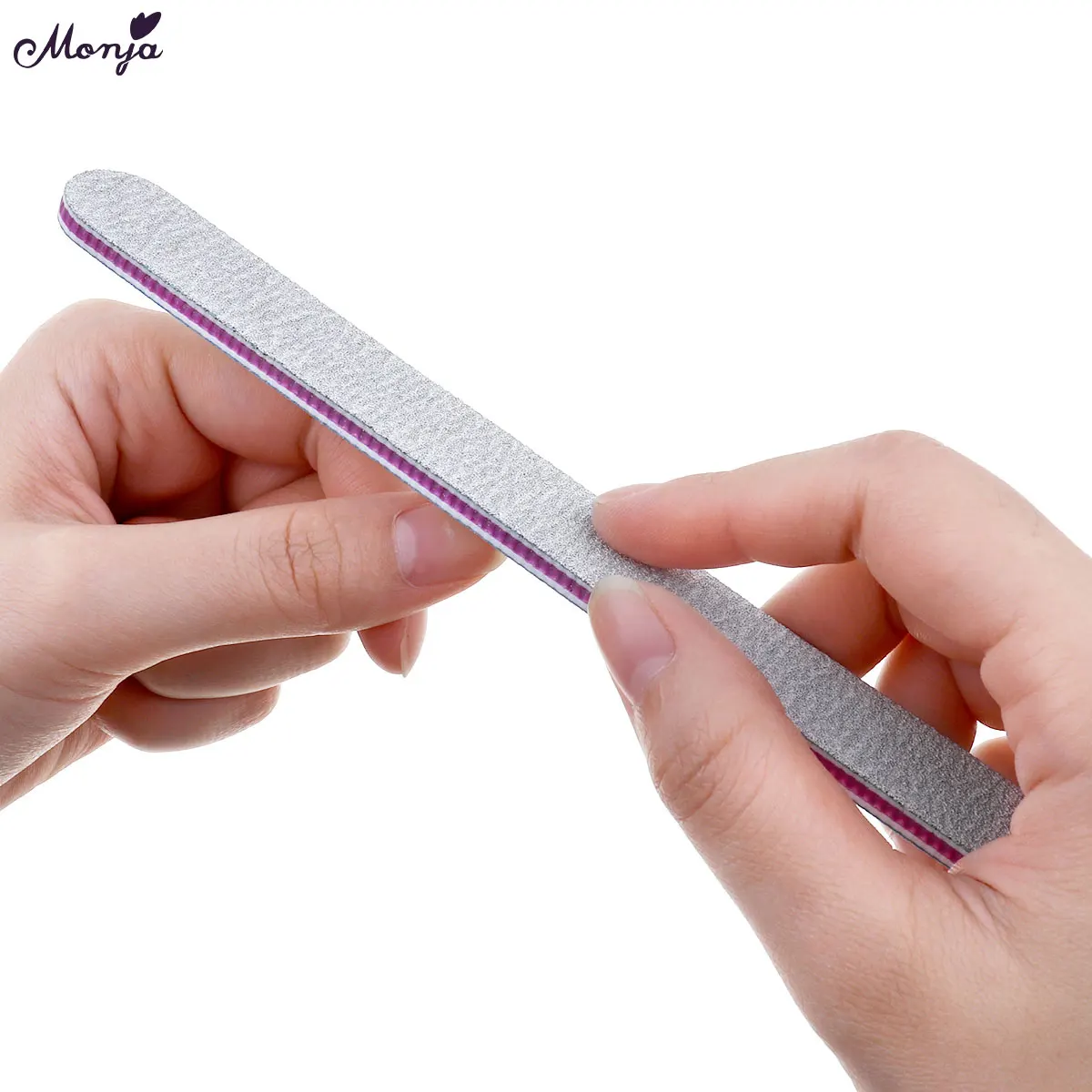 Monja 100 180 Grit Nail File Polishing Sanding Shaping Buffer Block Nail Polish Removal Nail File 4