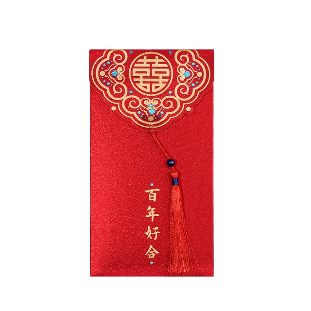 6pcs Happy Birthday Red Envelope Hot Stamping Creative Red Pocket Red  Pocket For Lucky Money Birthday Wedding Red Gift Envelopes - AliExpress