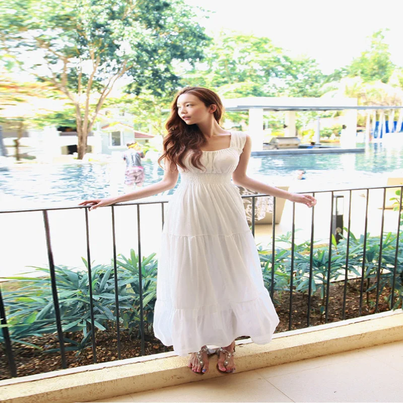 Женское летнее Новое шифоновое платье женское облегающее цельное длинное с