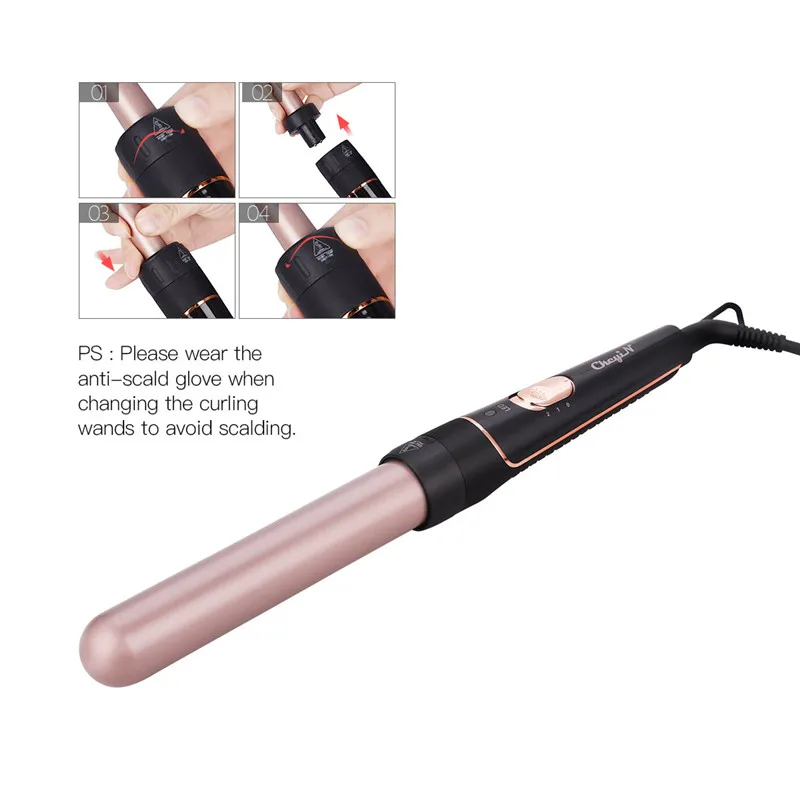 9-32 мм керамическая железная палочка для завивки волос контроль температуры профессиональные бигуди для завивки волос завивка вьющиеся Инструменты для укладки