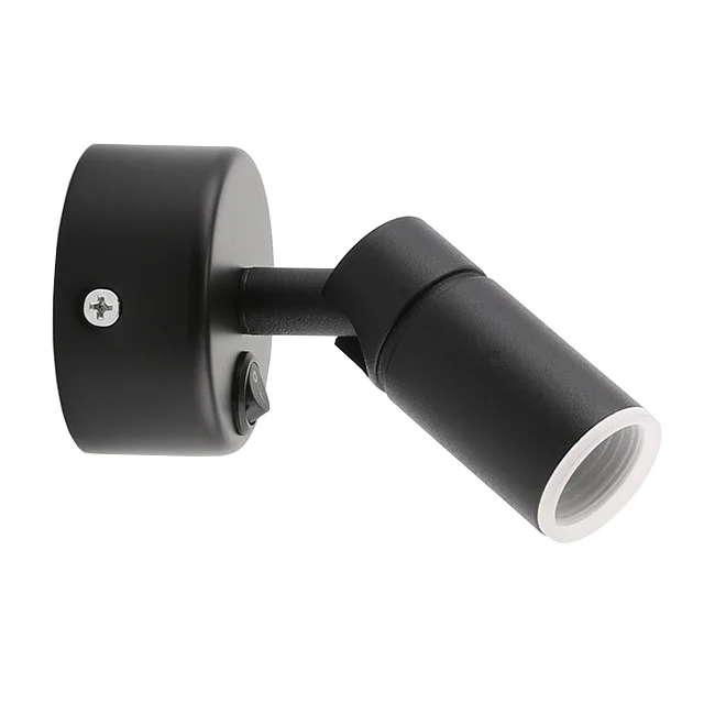 3W LED Bedside Lamp Fixture Adjustable Wall Sconce Light Switch/N Hotel Aluminum