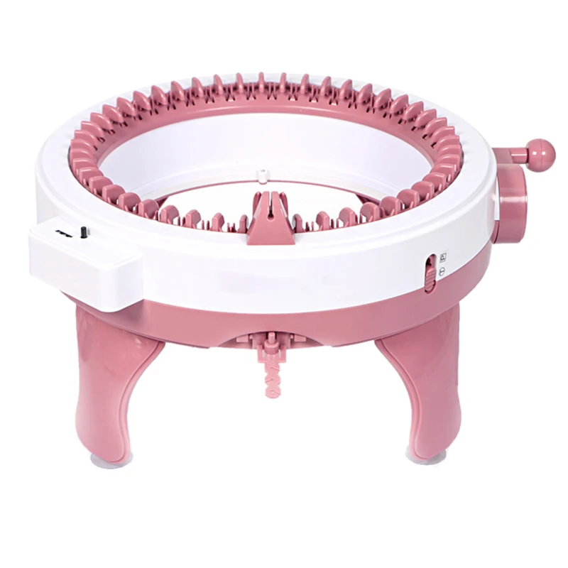 

48 Needles DIY Hand Knitting Machine Plastic Scraf Hat Weaving Loom Kid Learning Toy for Scarf Hat Sweater Knitting