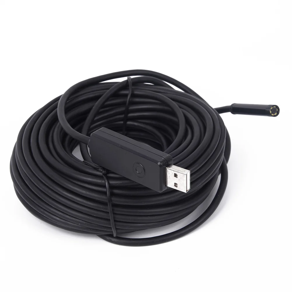 Камера USB эндоскоп Труба инспекция видео 2-15 м канализационный Очиститель водонепроницаемый