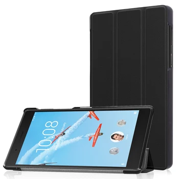 

Business style Case for Lenovo Tab 7/Tab4 7 inch TB-7504F/N/X Shock Proof PU Leather Slim Smart Magnetic Stand Cover