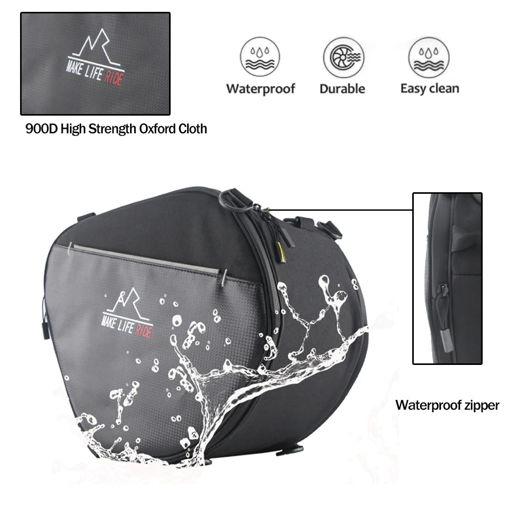 Motorcycle Waterproof Scooter Pedal Bag For BMW C400X For NMAX 160 Outdoor Travel Oil Tank Toolbag Shoulder Bags motorcycle tank bag