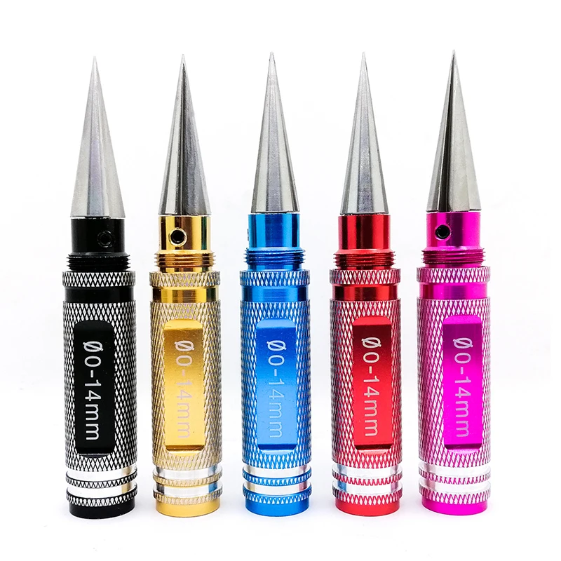 

1pcs Blue/Black/Rose Red/Red/Gold For 1:10 HSP RC Car Models Shell Housing Hole Expanding Tool Metal Puncher For 0-14mm Hole