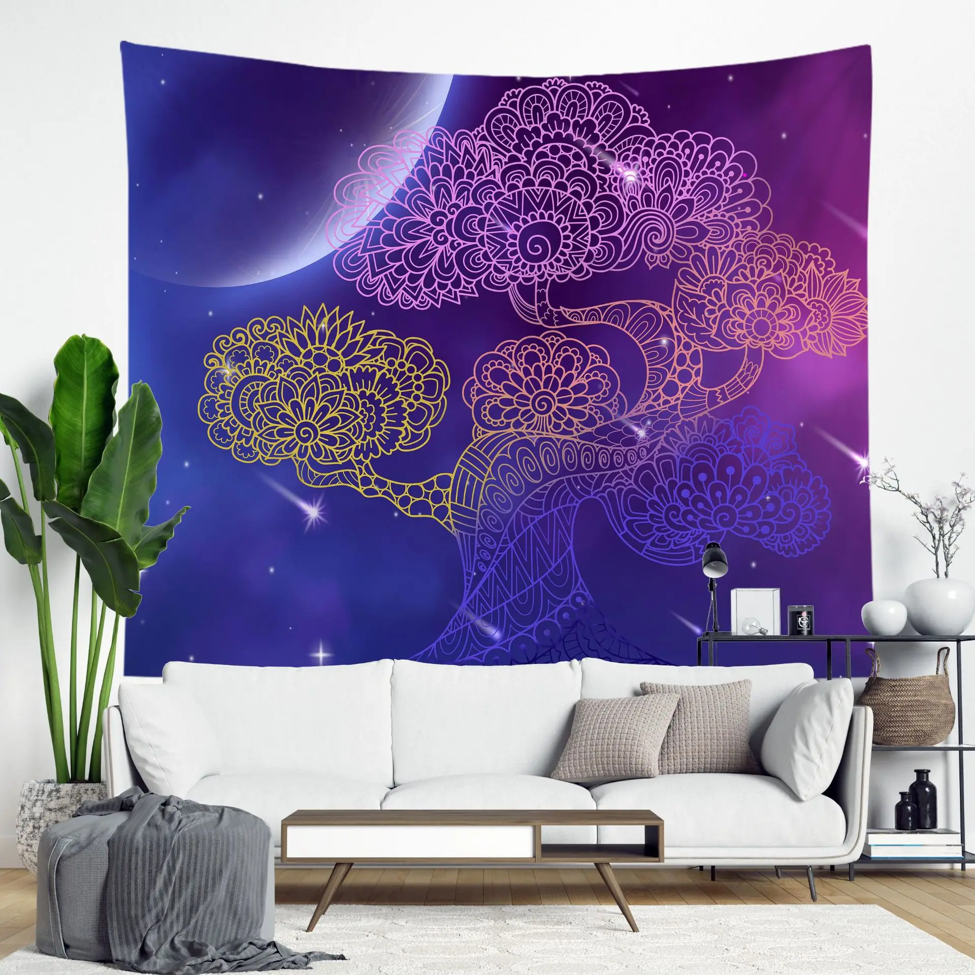 

Mandala Colourful Series Home Tapestries Wall Painting Bedroom Decoration Walls Hanging Blanket Ground Carpet Carpet Mat