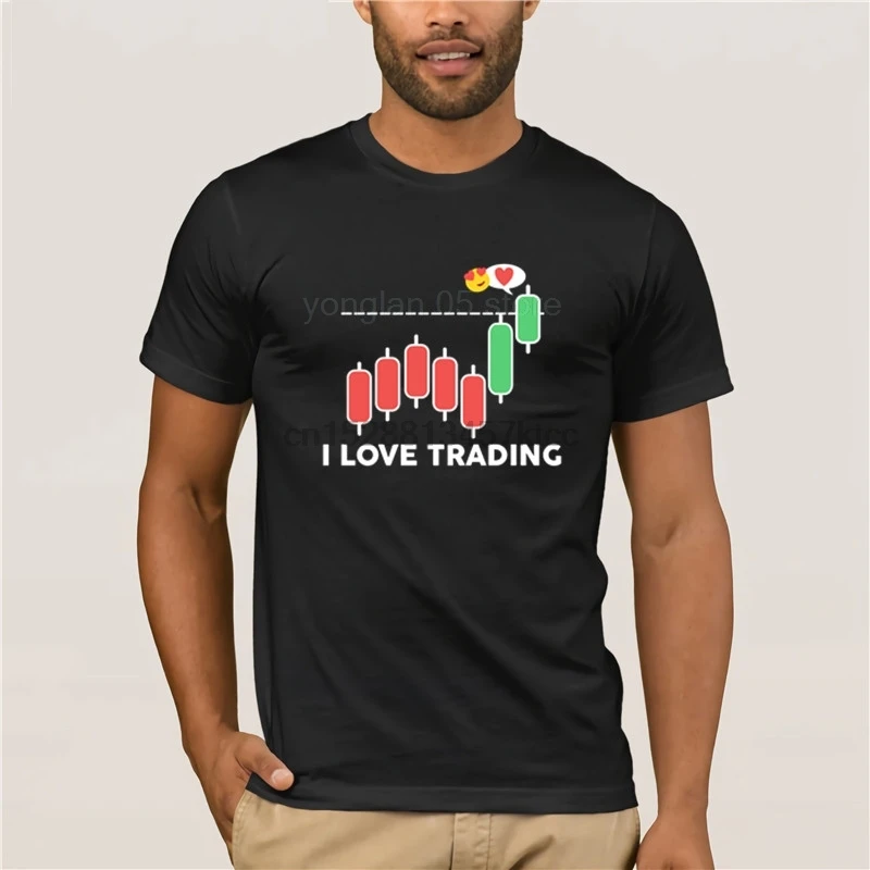 Trading Lover Stock Market Money Bull Bear Gift T Shirt Cotton Design Standard Euro personality T-shirt | Мужская одежда