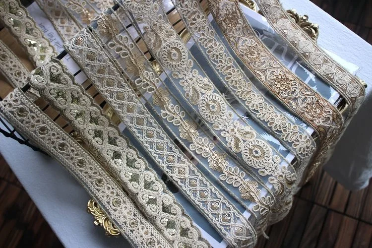 Старинная Плетеная Тесьма Для Платья Или Занавески фото 6