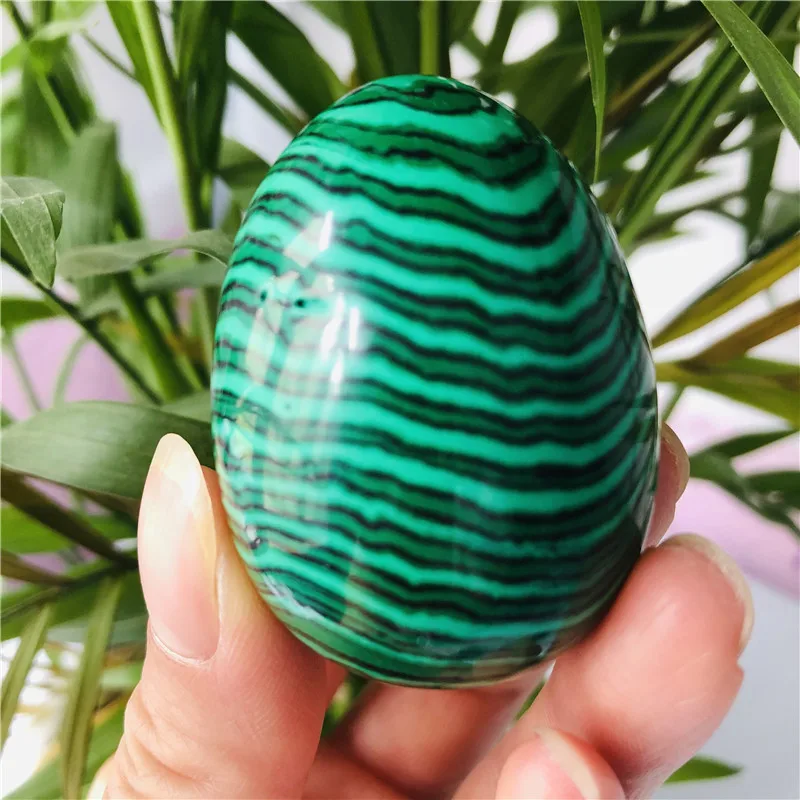 Natural Malachite Crystal Egg Stone Gemstone Massage Yoni Egg Crystal Stone Home Decoration Natural Malachite Crystal Egg Stone Gemstone Massage Yoni Egg Crystal Stone Home Decoration
