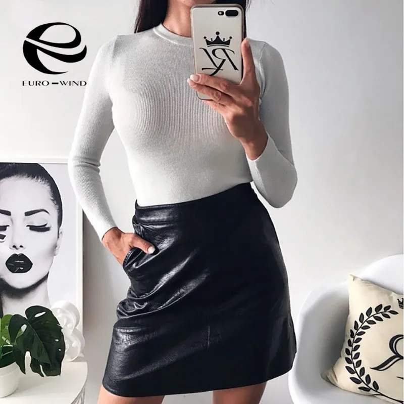 Womens Sweaters 2019 Winter Shiny Lurex Autumn Winter Sweater Women Long Sleeve Pullover Women Tops Basic Christmas Sweater Pull