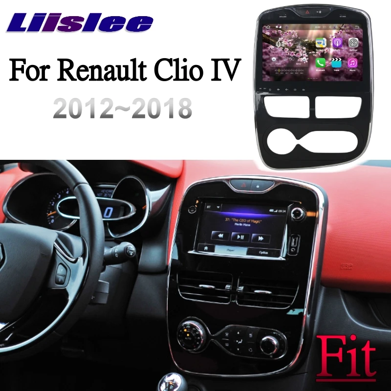 Автомобильный мультимедийный плеер для Renault Clio IV Lutecia 2012 ~ 2018 NAVI LiisLee GPS карта Wi Fi
