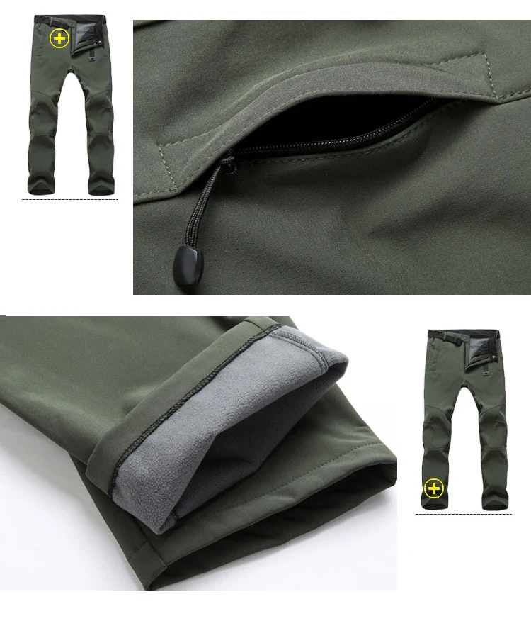 Women Winter Warm Fleece Trekking Pants Assault Waterproof Cargo Softshell Autumn Casual Trousers Camping Fishing Pants WAP06 cargo capris