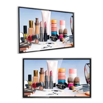 

LED Smart TV Television 32" Advertising Wall-mounted All-metal touch screen Digital Metal Stand 40 49 Inch Tv-Sets smart mirror