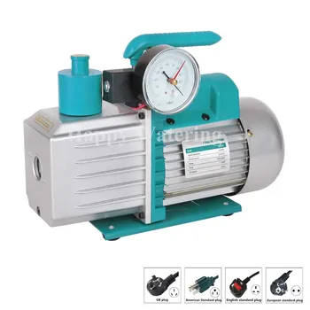 

Single Stage 4.5CFM/5CFM Air Vacuum Pump 110V/220V for HVAC Tool AC R410a R134 + Precision Gauge+ Electromagnetic Valve