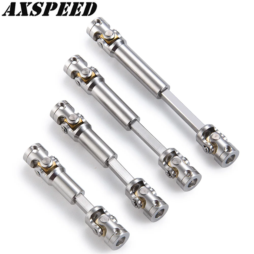 AXSPEED 1Pair RC Car Metal Drive Shaft 45 50/47 57/55 67/60 80mm for 1