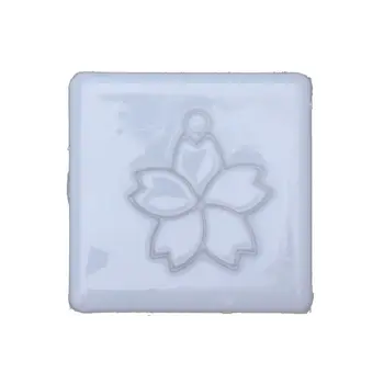 

Pet Dog Cherry Flower Fan Shell DIY Jewelry Pendant Mold Resin Jewelry Making