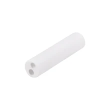 uxcell 100 Pcs 1.7mm Dia Ceramic Insulation Tube Twin Bore Porcelain Insulator Pipe for Heating Element