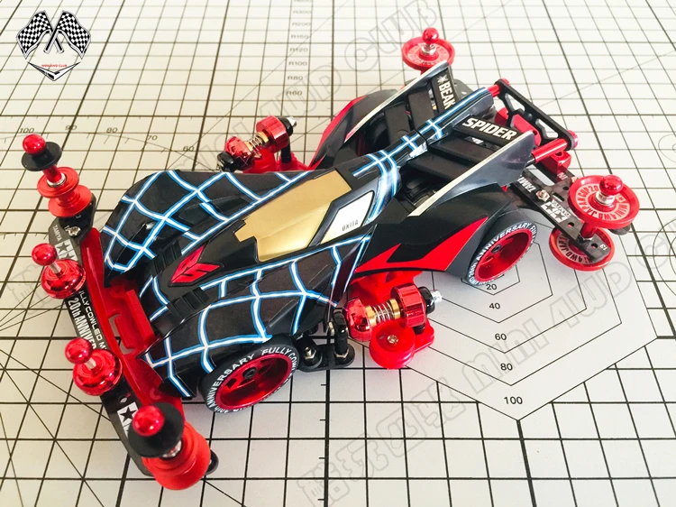 Tamiya Beak Spider 19439 with S2 Chassis 1/32 Mini 4WD Car Vehicle