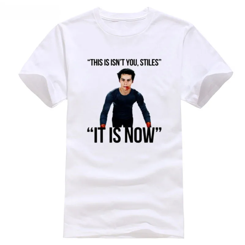 Stiles Wolf Beacon/футболка для подростков лахей 24 Stilinski S 3XL топ бесплатная доставка