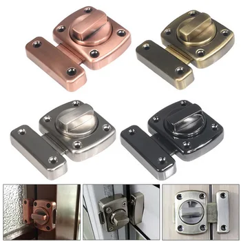 

Universal Door Latch Gate Latch Security Sliding Door Lock Door Bolt Zinc Alloy With Screws Door Latch Lock Pull Cabinet Latch