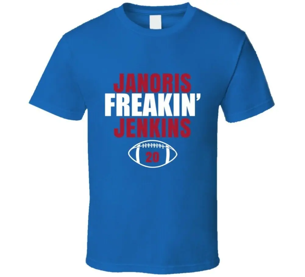 Janoris Freakin Jenkins Нью-Йорк Футбольная спортивная футболка с длинными рукавами Hoddies