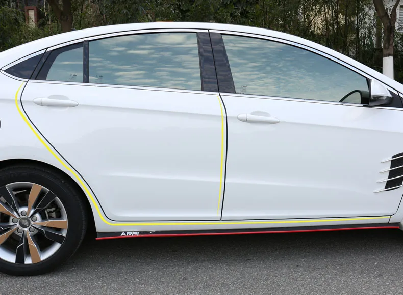 Для Chery ARRIZO5 ARRIZO 5 дверная полоса для предотвращения столкновений защитная полоса для тела защита от столкновений Солнцезащитная и прочная Автомобильная поставка
