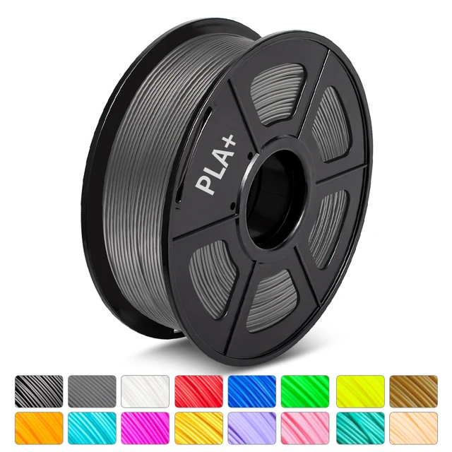 Muti-Color PLA PETG SILK Filament 1.75MM 1KG Suitable For All Types Of FDM3D Printers Accuracy Dimension +/-0.02MM VacummPacking PLA PLUS Gray