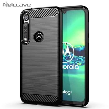 

500Pcs Carbon Fiber Silicone Phone Case For Motorola Moto G8 Power G7 Play G6 Plus G5 G5S G4 G3 Anti-Fingerprint Cases Cover