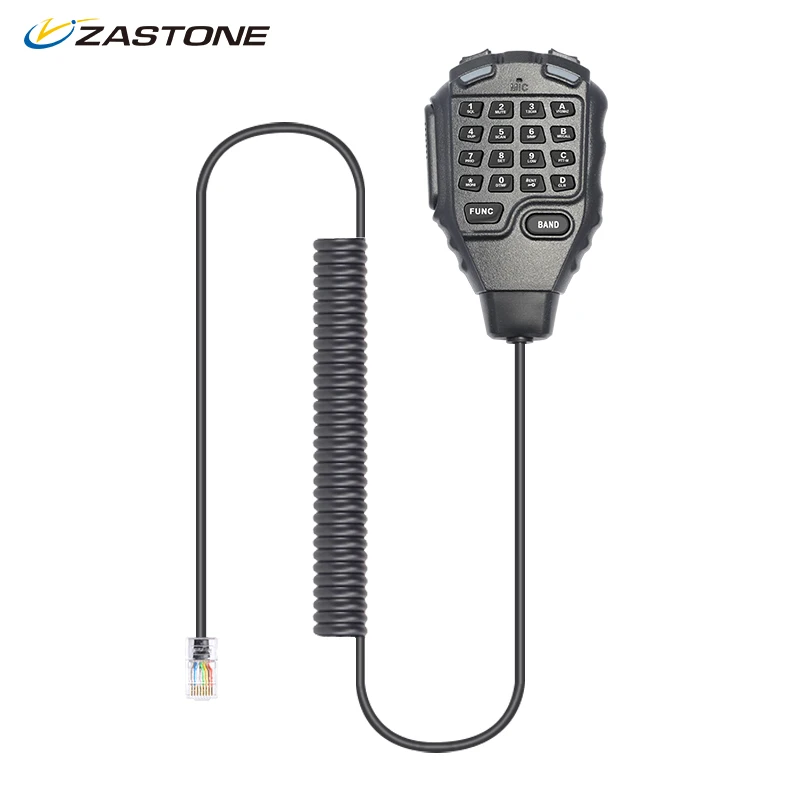 Zastone d9000 handheld microfone do carro walkie