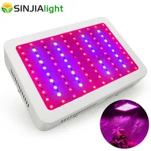 1000 Вт полный спектр светодиодный светильник для выращивания растений с двумя чипами для гидропоники vegs теплицы для выращивания растений