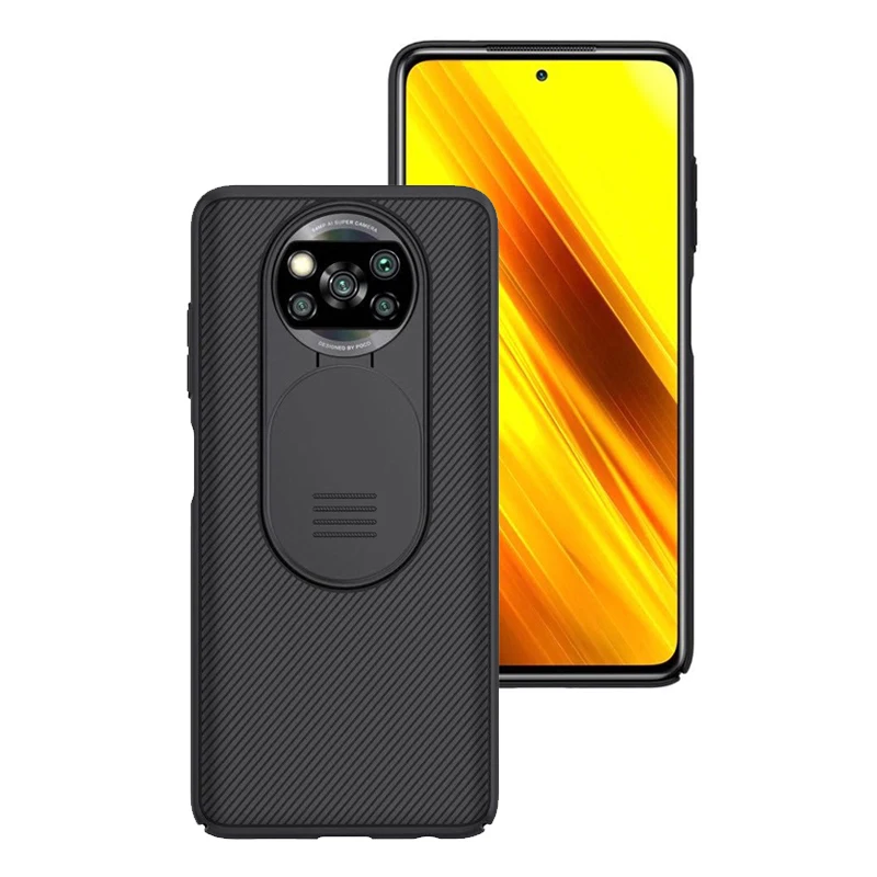 POCO X3 Pro Чехол Nillkin CamShield Слайд камера защитный чехол для Xiaomi Pocophone F3 M3 M4 Pro X3 NFC GT