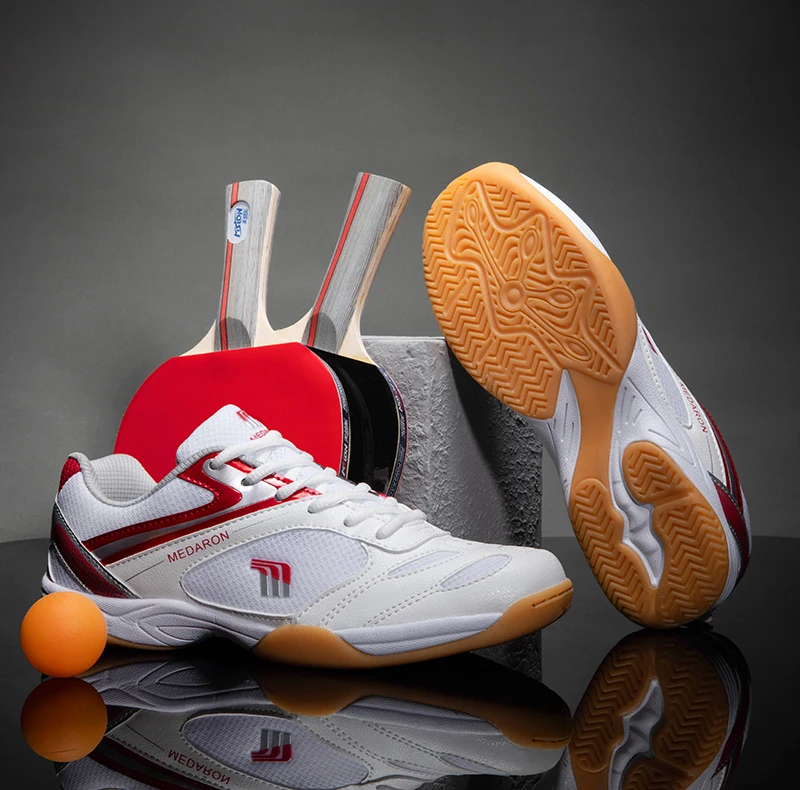 Table-Tennis-Shoes Badminton-Sneakers Light-Weight Women Professional for Couples Blue