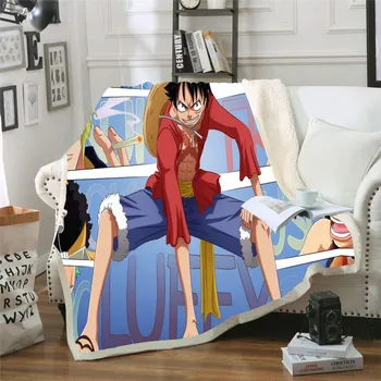 

Throw Blanket 3D Printed Velvet Plush Sherpa Fleece Blanket For Sofa Microfiber Couch Cover throw blanket gife One piece 006