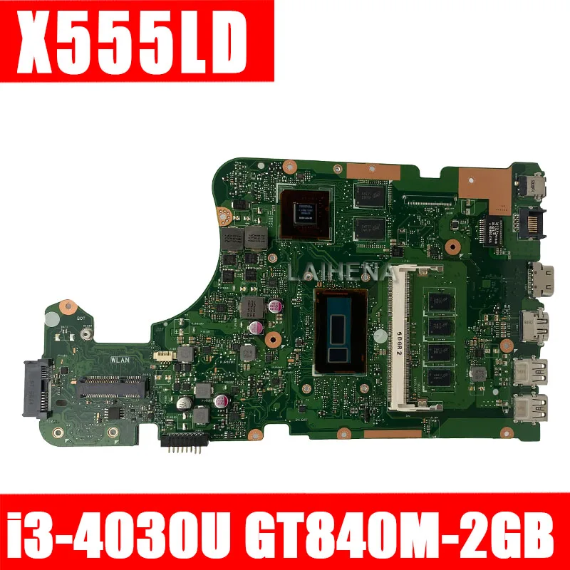 

X555LD Motherboard REV 2.0 i3 cpu 4GB RAM For ASUS X555L X555LP A555L K555L F555L X555LJ laptop motherboard Mainboard
