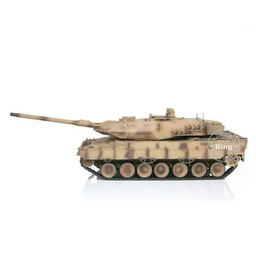 Henglong 1/16 6,0 индивидуальные Leopard2A6 rc Танк 3889 металлические треки FPV Recoil TH16211