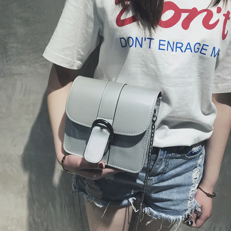 

New Arrival Bag Women's 2020 New Style Fashion Korean-style Versatile Messenger Bag Chain Patent Leather Fashion Small Square Ba