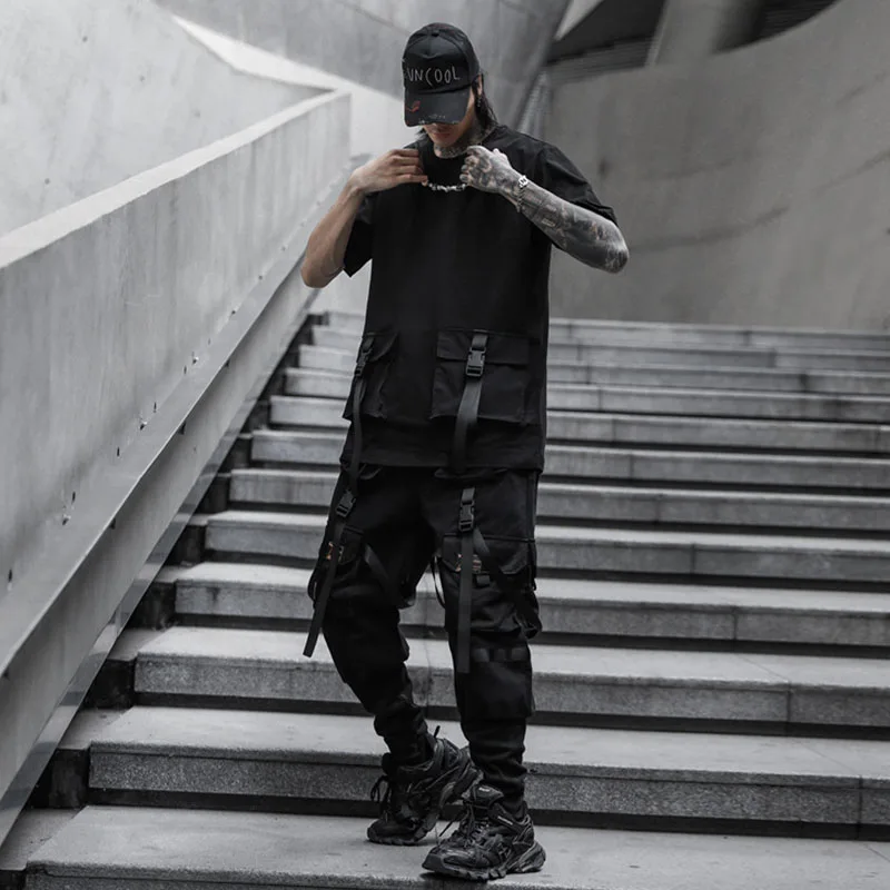 Men 2PCS Sets Tracksuit Male Multi 
