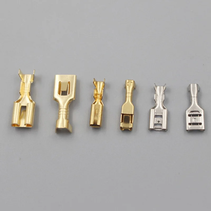 

Spade Crimp Terminal Male&Female Electrical Wire Connector Kit Car Spade Connector 150Pcs