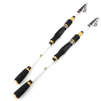 

1.8m 2.1m 2.4m 2.7m Carbon Spinning Rod Portable Ultralight Telescopic Fishing Rod Spinning Fishing Pole and reel ul rod
