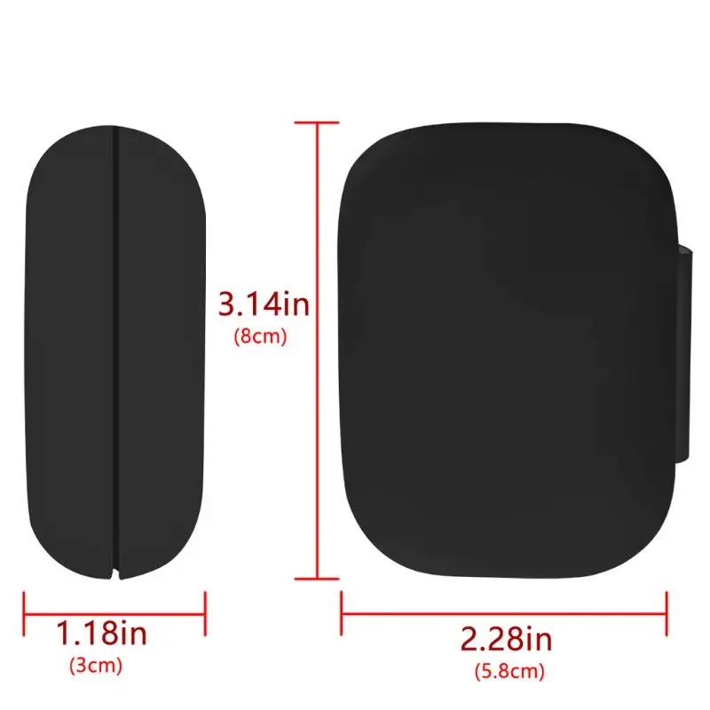 Solid Color Earphone Case Soft Silicone Protective Cover for Amazon Echo Buds